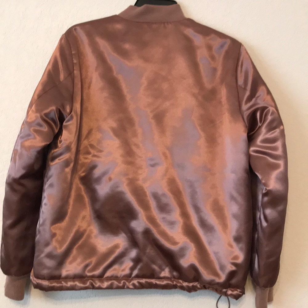 Topshop metallic bomber jacket - Picture 2 of 8